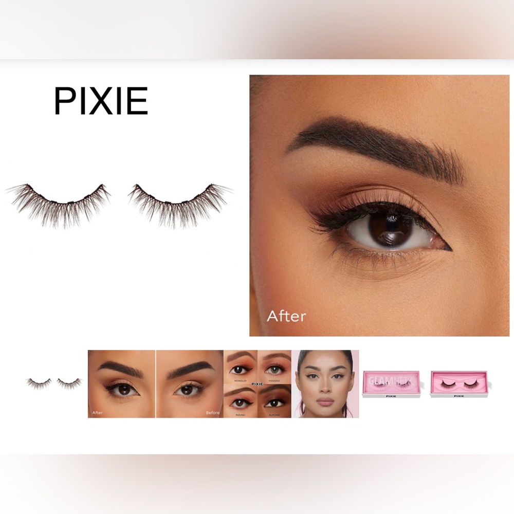 FINAL SALE - Glamnetic NWT: 2 pair lash (Lucky, Lullaby), liner, makeup remover